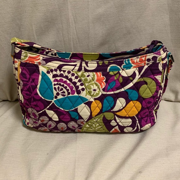 Vera Bradley Petal Pink / Plum Crazy 2 bag Combo - Picture 6 of 8